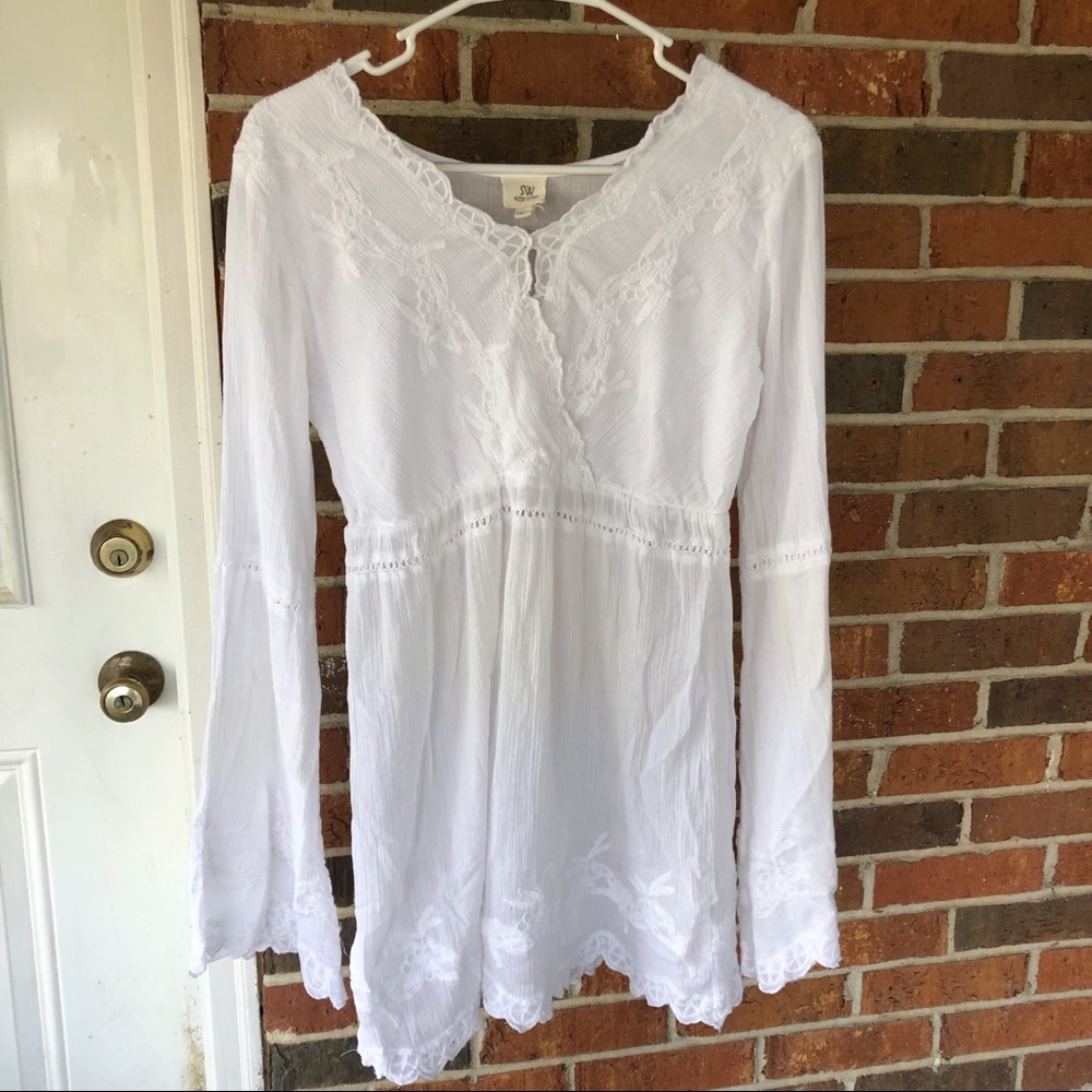 SOLD🛒 3 for $25🛍’SW new york’ lace blouse